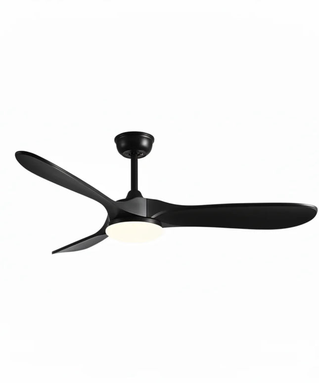 Ventilateur Plafond Silencieux - Noir et ABS Noir