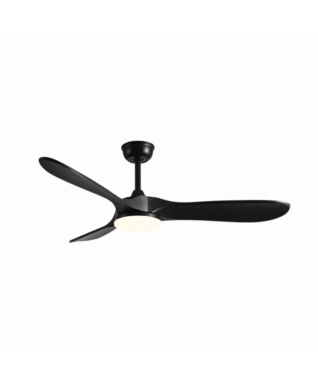 Ventilateur Plafond Silencieux - Noir et ABS Noir