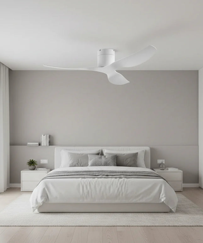 Ventilateur de Plafond - Blanc & ABS Blanc