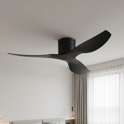 Ventilateur de Plafond - Noir & ABS Noir