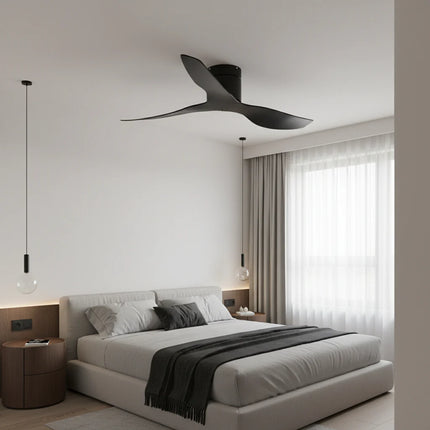 Ventilateur de Plafond - Noir & ABS Noir