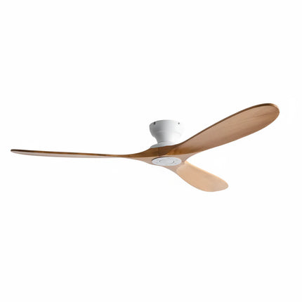 Ventilateur de Plafond – Bois Naturel et Blanc