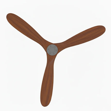 Ventilateur de Plafond – Bois Foncé et Gris