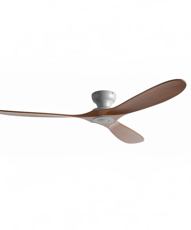 Ventilateur de Plafond – Bois Foncé et Gris