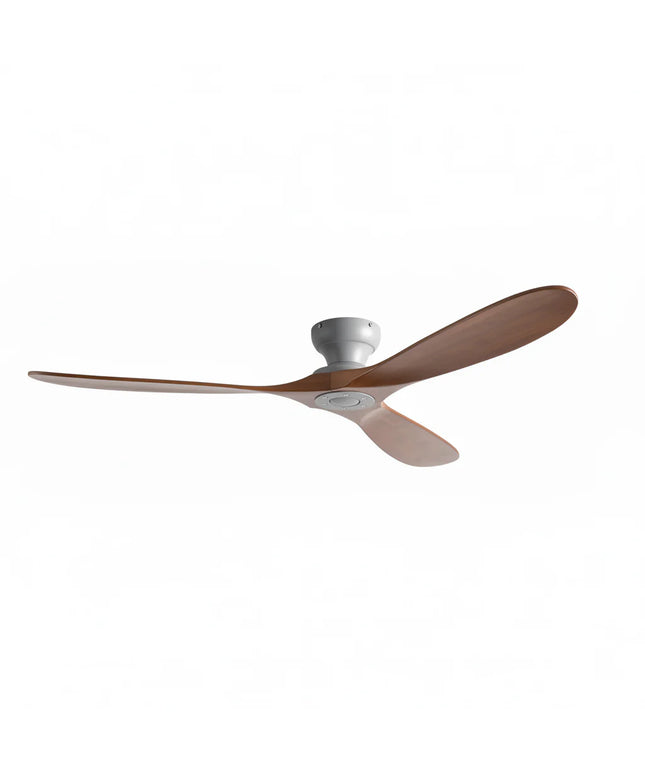 Ventilateur de Plafond – Bois Foncé et Gris