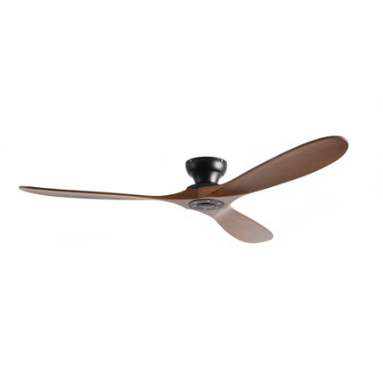 Ventilateur de Plafond – Bois Foncé et Noir