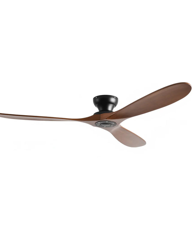 Ventilateur de Plafond – Bois Foncé et Noir