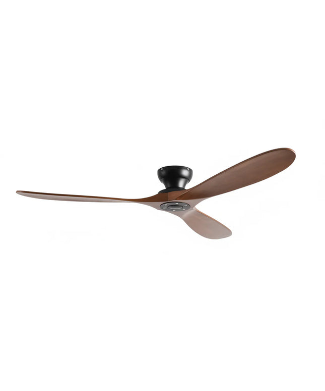 Ventilateur de Plafond – Bois Foncé et Noir