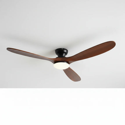 Ventilateur de Plafond – Bois Foncé et Noir