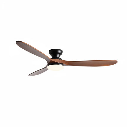 Ventilateur de Plafond – Bois Foncé et Noir