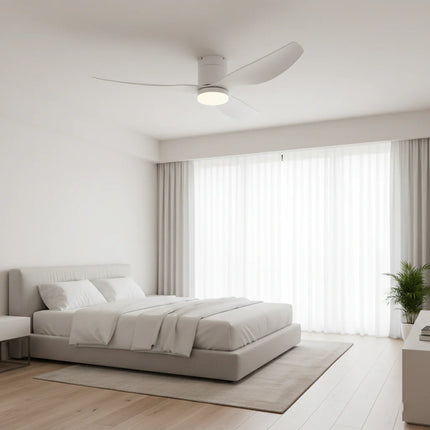 Ventilateur de Plafond Silencieux - Blanc & ABS Blanc